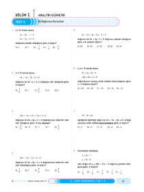 11.Sınıf - Matematik Soru Modülü - 3 - 2022