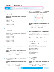 10.Sınıf - Matematik Soru Modülü - 2 - 2022 