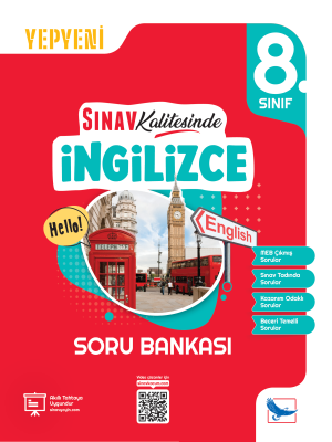8. Sınıf İngilizce Sınav Kalitesinde Soru Bankası - 2023-2024
