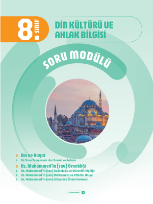 8. SINIF DİN KÜLTÜRÜ SORU MODÜLÜ 5 - 2024-25