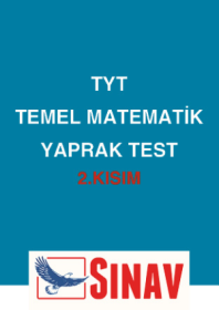 TYT - Temel Matematik Yaprak Test - 41-64 - 2021