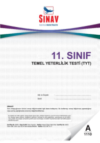 11. Sınıf Deneme Sınavı - 1110 - TYT 