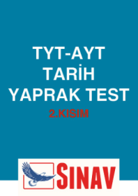 TYT-AYT TARİH YAPRAK TEST - 33-48 - 2021