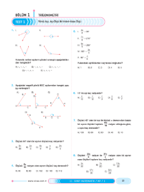 11.Sınıf - Matematik Soru Modülü - 1 - 2022