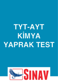 TYT AYT - Kimya Yaprak Test - 2020