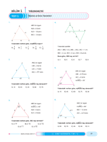 11.Sınıf - Matematik Soru Modülü - 2 - 2022