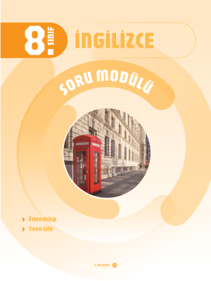 8. Sınıf İngilizce Soru Modülü 1 - 2024-25