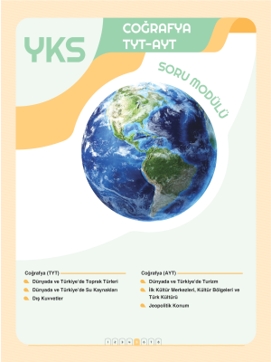 YKS Coğrafya - TYT - Soru Modülü 5 - 2023-2024