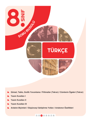8. Sınıf Türkçe Soru Modülü 3 - 2023-2024