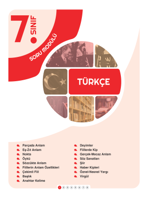 7. Sınıf Türkçe Konu Modülü 1 - 2023-2024