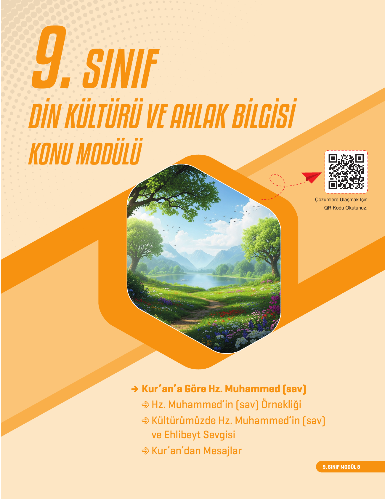 2026 9. Sınıf Din Kültürü ve Ahlak bilgisi Konu Modülü 8