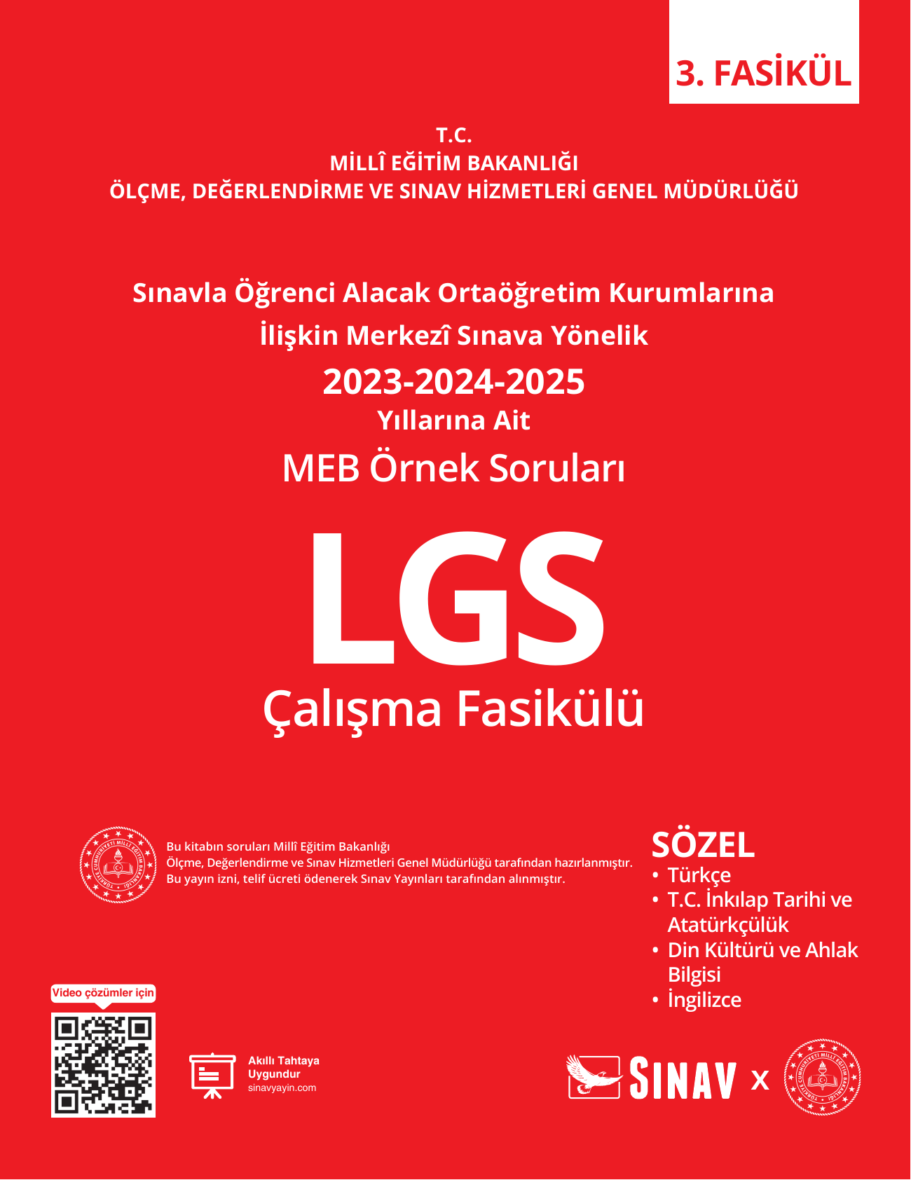2026  MEB SÖZEL LGS ÖRNEK SORULAR FASİKÜL 03
