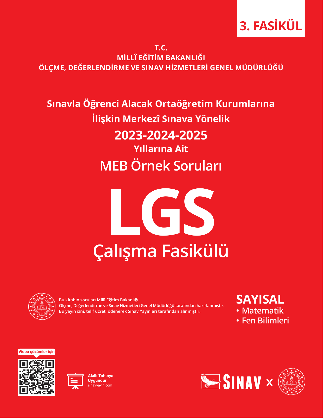 2026  MEB SAYISAL LGS ÖRNEK SORULAR FASİKÜL 03