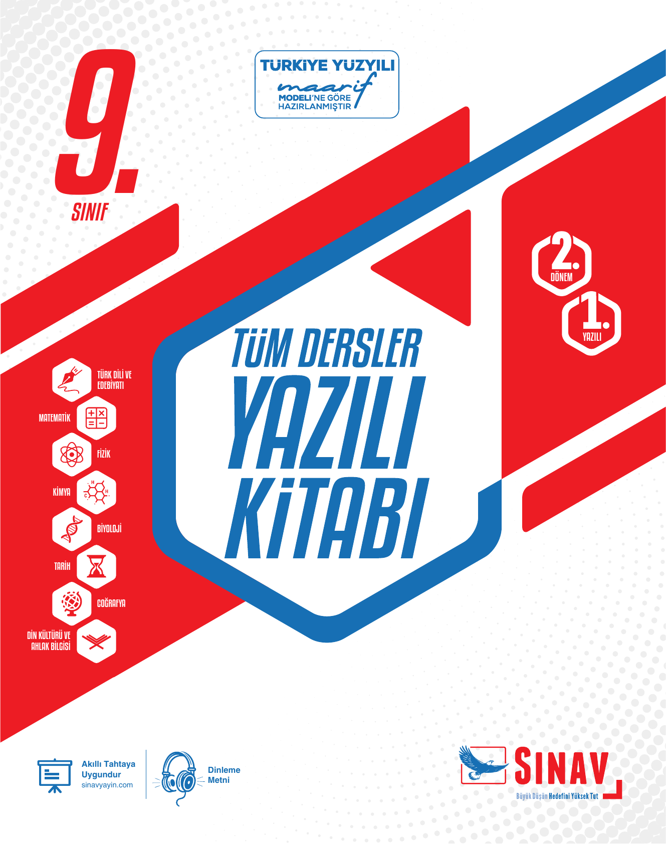 2026 9.Sınıf Tüm Dersler Yazılı Kitabı 2.Dönem 1.Yazılı Sınavı