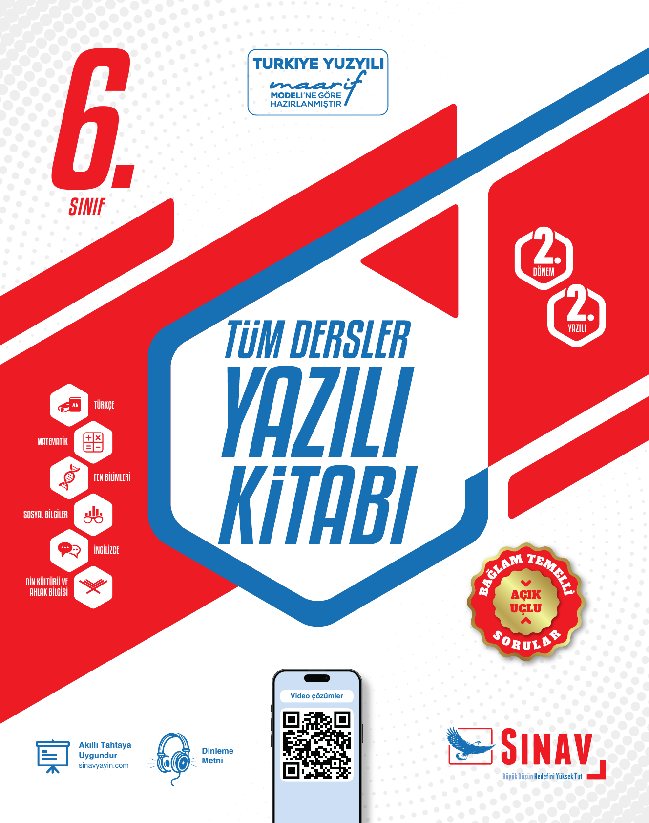 2026 6.Sınıf Tüm Dersler Yazılı Kitabı 2.Dönem 2.Yazılı Sınavı
