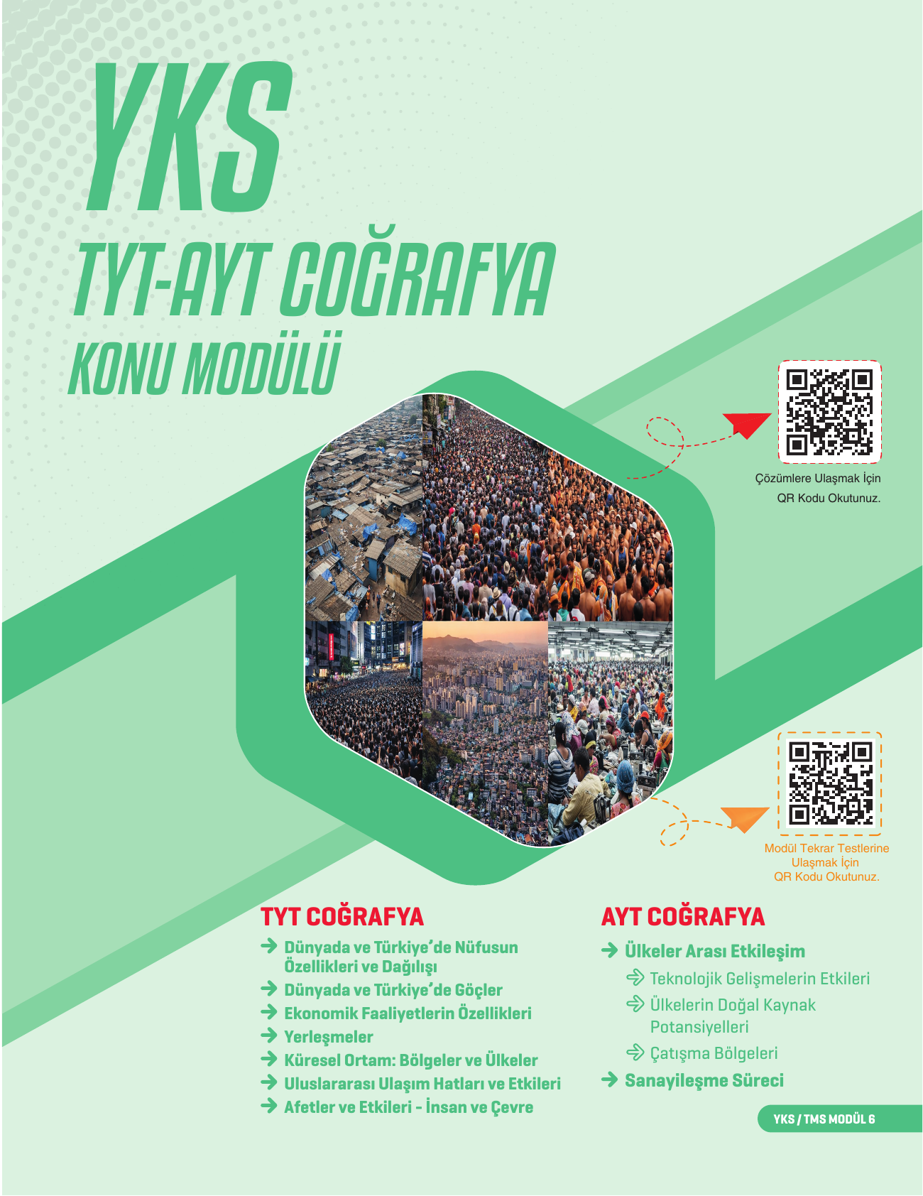 2026 12. Sınıf YKS TYT AYT TMS Coğrafya Konu Modülü 6